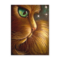 RED GOLDEN PERSIAN HOLIDAY Postcard by BY_CYRA RED GOLDEN PERSIAN HOLIDAY Postcard