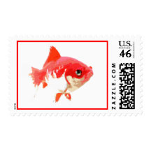 Red Goldfish Stamps