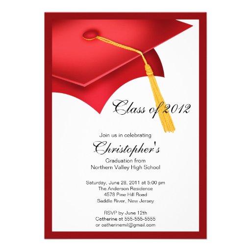 Examples Of College Graduation Party Invitations