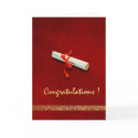Red Graduation Card by artogram Red Graduation Card