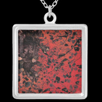 Red Granite Necklace necklaces