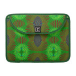 Red Green Abstract Design MacBook Pro Sleeve
