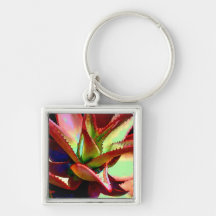 Red & Green Agave Keychains