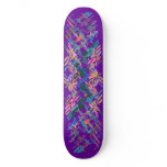 Red Green Blue Yellow Orange Purple Flowers Bunch Skate Board Decks