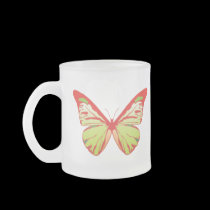 red green butterfly mugs by webunicorn red green butterfly mugs