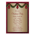 Red Green Christmas Holiday Party Announcement