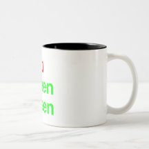 Red Green Green Coffee Mugs