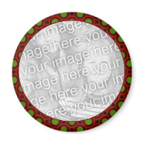 Red Green holiday photo frame magnets