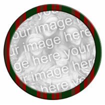 red green striped photo frame photo sculptures