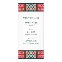 Red Green Tile Corporate Full Color Rack Card