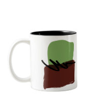 Red & Green, tryptich mugs
