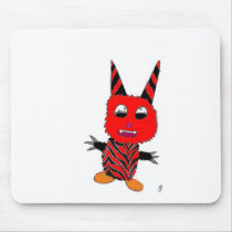 Red gremlin mousepads