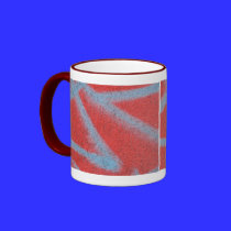red grey paint mugs