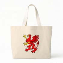 Red Griffin Canvas Bag