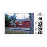 Red Griffith Park House Custom Postae Postage