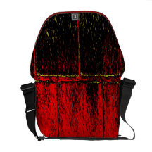 Red Grunge Brick Commuter Bags