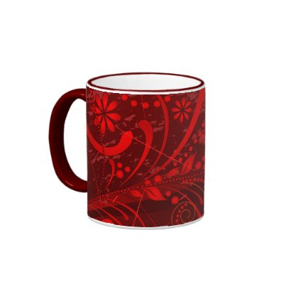red grunge mug by VioDeSign