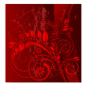 red grunge posters
