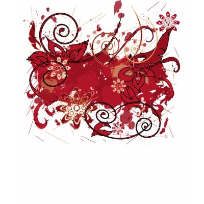 red grunge tshirts by VioDeSign