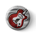 Red Guitar buttons by sharpcreations Red Guitar buttons