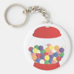 Red Gumball Machine Keychain