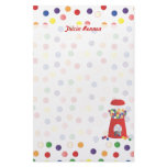 Red Gumball Machine stationery