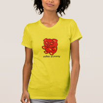 red gummy bear t t-shirts