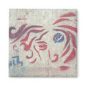 Red Hair graffiti magnets