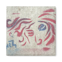 Red Hair graffiti magnets by kmk101773 Red Hair graffiti magnets