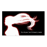 red Hair Salon businesscards business cards