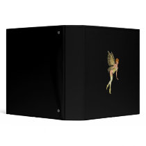 Red Haired 3D Pixie - Yellow Green Outfit Binder