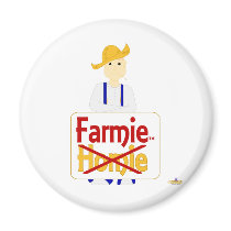 Red Haired Frowning Farmie Blue Pants Farmie X Hom magnets by charactercraze Red Haired Frowning Farmie Blue Pants Farmie X Hom magnets