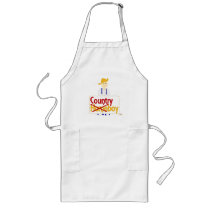 Red Haired Grinning Farmie Blue Pants Country X Ho aprons by charactercraze Red Haired Grinning Farmie Blue Pants Country X Ho aprons