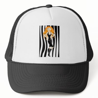 red-haired hats by VioDeSign