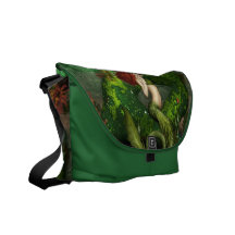 Red Haired Mermaid  Messenger Bag