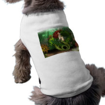 Red Haired Mermaid Pet Shirt