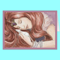 Red Haired Princess & her Rat cards