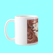 Red Haired Princess & her Rat mugs