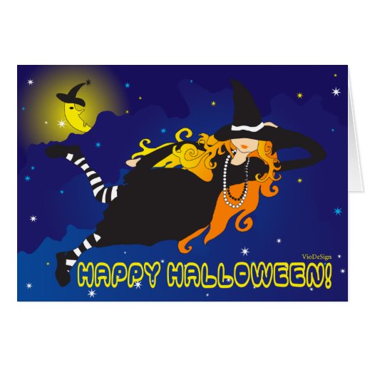 red-haired witch card