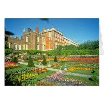 Red Hampton Court, Surrey, England flowers cards