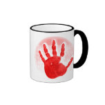Red Hand Mug