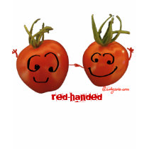 Red Handed Tomatoes T-Shirt by zooogle Red Handed Tomatoes T-Shirt
