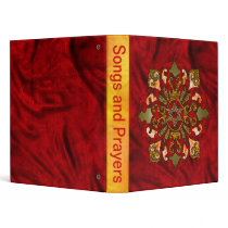 Red Hanukkah Mandala Binders