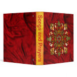 Red Hanukkah Mandala binders