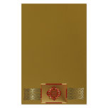 Red Hanukkah Mandala Stationery Paper