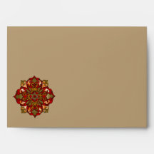Red Hanukkah Mandela Envelope