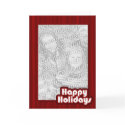 Red Happy Holidays Template - Customized cards