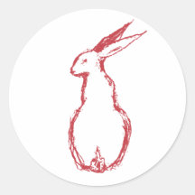 Red Hare Sticker