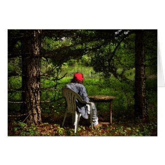 Red Hat Fathers Day Greeting Card
