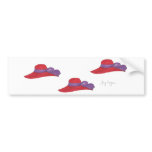 Red Hats Bumper Sticker